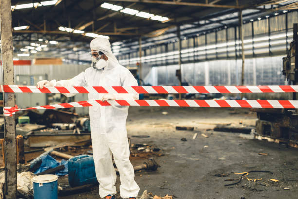 Professional Trauma Scene Cleanup technician working in Lake Jackson, TX
